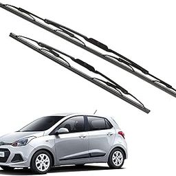 Kylo Windshield Wiper for Hyundai i-10 Grand/Conventional and Traditional Windshield Water Repellency Scratch Proof Wiper Blades Suitable for Hyundai i-10 Grand(Driver Side 22", Passenger Side 16")-image-3