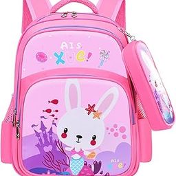 Kids School Bag Cute Cartoon Design With Pencil Case Backpack Suitable for Kindergarten School Student-picture-28