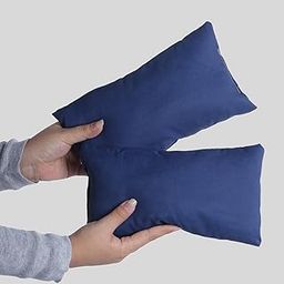 Marrywindix Tiny Pillow 2 Pack Small Decorative Pillow 9.5 x 5.5 in Travel Pillows Soft Pet Pillow for Camping Travel Sleeping Bed Sofa Neck Knee Wrist Support-image-59