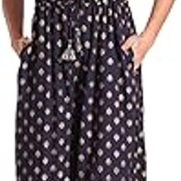 Women Notched Lapel Puff Sleeves Gold Foil Ethnic Print Waist Tie-Up Tassel Detail Fusion Jumpsuit-image-21