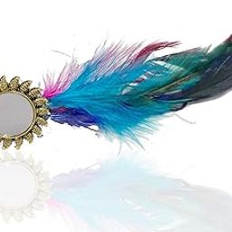 la belleza Adjustable Sunflower Feather Ring for Girls & Women (Color: Multicolor with Gold)-image-62