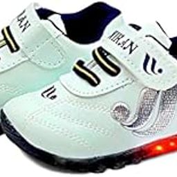 Hooh Kids Unisex LED Light Synthetic Leather Shoes for Baby Boys and Girls from 0 Months to Upto 12 Years (Age Vs Size Chart in Images for Greater Than 5 Years)-image-99
