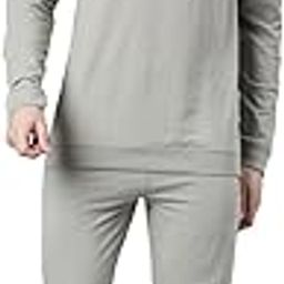 Mens Solid Regular Light Grey Color Night Suit Set-MCC0217-image-56