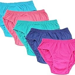 SONA Panties for Women | Full Coverage, 100% Super Soft Cotton, Mid Waist | Inner Elastic Waistband | Innerwear, Hipster, Briefs | Pack of 5|(Multicolor)-image-61