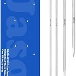 Yoke 18 Cm Long Sewing Needles for Hand Sewing Crafts & Flowering Stainless Steel Straight Hand Upholstery Needle Sewing Edges and Stitching Pack of 4-image-25