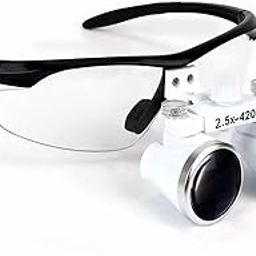 EndoKing Dental Magnifying Loupes with Plastic Frame | 2.5X Magnification | Lightweight and Durable | Black Color | LED Headlight Free | Ideal for Dental Procedures and Enhanced Visibility-30