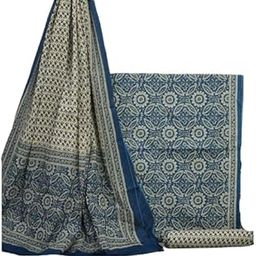Unstitched Cotton Blend Salwar Suit Material Printed For Women-picture-30