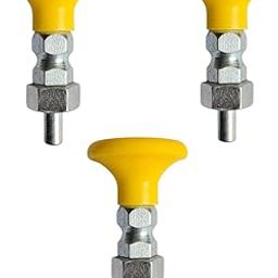 Weight Lock Catcher Pin with Yellow Knob, 10mm, 3-Piece Set for Gym Multi-Training Bar and Cable Machines-image-43