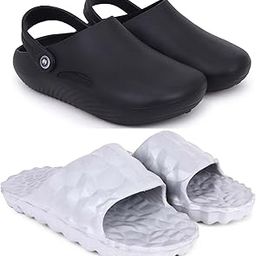 Combo Pack of 2 Slipper/Flip Flops/Slides/Clogs/Sandals for Men (Cl-800 Vs Diamond)-image-31