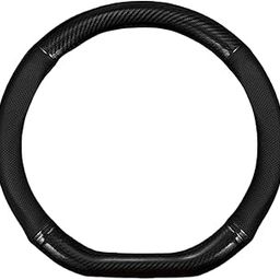 Jukkre Steering Wheel Covers Carbon Fiber Pattern Steering Wheel Cover, Non-slip, Sweat-absorbing, Breathable, Universal For All Seasons, Round D-shaped, Suitable For Men And Women's Accessories (C26)-image-92