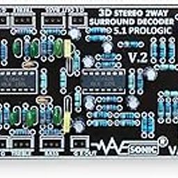 5.1 Prologic 3D Surround Stereo 2 Track Sound Decoder Board, with SUBWOOFER Low Pass Filter | Single Supply DC 12V-24V | Compatible with Class AB & Class D Amplifiers | Home Theater & Audio Projects-image-39