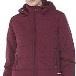 Women's Crop Length Bomber Jacket with Detachable Hood – Stylish & Versatile Winter Wear-image-45