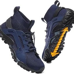 Water Shoes Sneakers Lightweight Hiking Shoes for Outdoor Trekking Casual 46Yard Blue (Athletic)-image-76