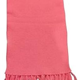 Winter Woolen Self Design Brick Pink Scarf/Stole/Shawl/Muffler For Unisex (Free Size)-image-92