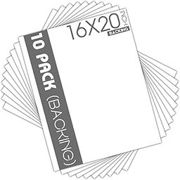 Mat Board Center, White Backing Boards - Full Sheet - for Art, Prints, Photos, Prints and More, 10 Pack, 16x20-image-45