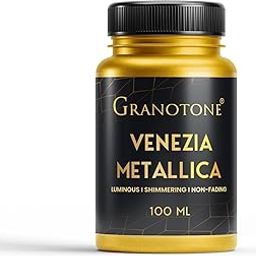 GRANOTONE Acrylic Venezia Metallic Colour, Non-Fading & Shimmering Paint With Rich Pigments, Non-Toxic Ideal for Kids, Artists & Beginners, Gold, 100ml-31