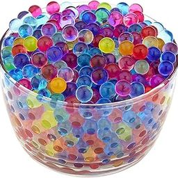 Keedoz Crystal Soil Rubber Multicolor Water Beads Vase Filler 3000 Pieces-5