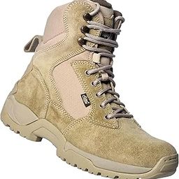 AC 6053 Hi-Ankle Tactical Boot with Side Zip | Hiking & Trekking Shoes | Ideal for Army, Combat Action, Law Enforcment, Bikers and Military Units-image-79