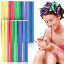 Sanas Heatless Curler For Women 20Pcs Heatless Curls Hair Curler Without Heat Hair Rollers For Volume Rollers For Hair Styling Hair Curler For Women Flexi Rods For Hair Curling Tools 20Pcs-11