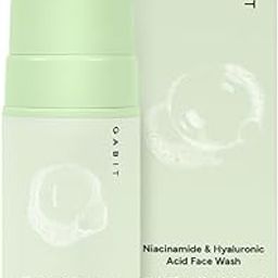 Gabit Niacinamide & Hyaluronic Acid Foaming Face Wash|Gently Cleanses, Non-Drying, Soothes|Vitamin B5, Acai Berry|Dry, Sensitive Skin Types|For Men & Women |Sulphate & Soap Free |100Ml, 50 SPF-2