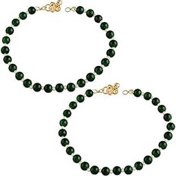 Adjustable Pearl Beads Payal Anklets Jewellery for Women & Girls (A052)-43