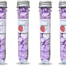 Cursive,Trendy Paper Soap Strips For Travel Essential For Women Men Kids -Travel Accessories Dissolvable Sheets For Hand Wash -Tube Box (Pack of 4, Strawberry)-image-55