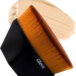 Gleva Foundation Makeup Brush, Kabuki Hexagon Face Blush Liquid Powder Foundation Brush for Blending Liquid, Cream or Flawless Powder Cosmetics (Black)-20