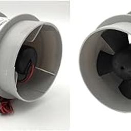 Lyla 2 Pieces Marine 12V Quiet Blower Water Resistant High Air Flow - 4 inch-image-31