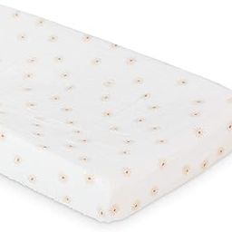 Lulujo Soft Cotton Baby Change Pad Cover (Daisies)-image-63