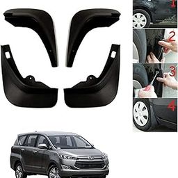 Auto Addict Car Mud Flaps Splash Guards (O.E Type Custom,4 pcs) for Toyota Innova Crysta-22
