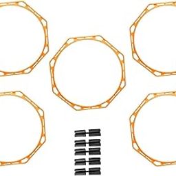 BNF® 5X Agility Rings Speed Rings for Indoor or Outdoor Use Practice Games Hockey Orange|Sporting Goods | Team Sports | Soccer | Training Aids-12