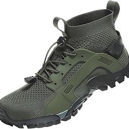 Water Shoes Sneakers Lightweight Hiking Shoes for Outdoor Trekking Casual 41Yard Green-41