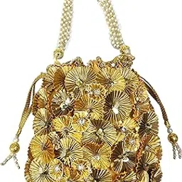 duchess Women's and Girl's Golden Potli Bag-picture-41