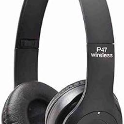 A Connect Z P47 Wireless Bluetooth On Ear Headphones 5.0+EDR with Volume Control, HD Sound and Bass, Mic, SD Card Slot (Multicolor)-99
