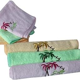 Soft Cotton Hankies with Embroidery and Threaded Border for Women and Girls (Set of 6)-image-95