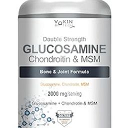 Vokin Biotech Glucosamine 1000mg, MSM 500mg & Chondroitin 500mg Support Joint Pain & Joint Strength 90 Capsules (Glucosamine)-28
