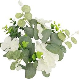 THE STYLE SUTRA Artificial Floral Candle Rings Faux Flower Candle Rings for Thanksgiving Day-image-1
