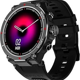 Noise Force Rugged & Sporty 1.32" Bluetooth Calling Smart Watch, 550 NITS, 7 Days Battery, AI Voice Assistance, Smart Watch for Men (Jet Black)-18