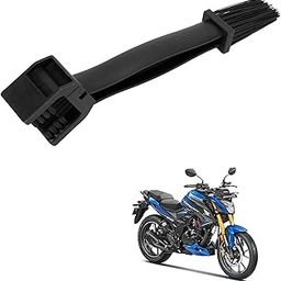 Kozdiko Bicycle and Motorcycle Chain Cleaning Brush, Gear Cleaning Brush Multifunctional 3 Sided Bristles Chain Cleaner Brush for Honda CB Hornet-18