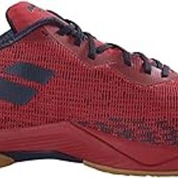 Shadow Spirit 2 Badminton Shoes for Men|Ideal for Badminton,Squash,Table Tennis,Volleyball | Dynamic Cushioning | Light Weight | Comfort, Breathable and Flexible, Black/Poppy Red-image-47