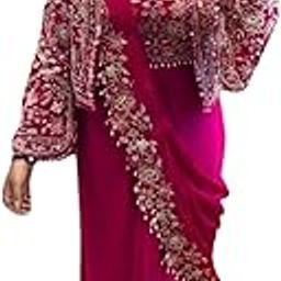 Ready To Wear Saree Womens And Girls Chinon Silk Fabric With Embroidery cording work Koti And Blouse Fully Stiched-picture-9