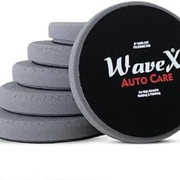 Wavex Polishing Pad for Car Polish Machine | Hard Cut Polishing and Buffing Pad for Cars and Bikes | 6.5"- Fits 6" Backing Plate | for DA and Rotary Polishers | Pack of 6-picture-20