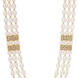 Dulahmala For Mens Pearl Necklace Jewellery for Groom Dulha Moti Mal Haar For men-image-43
