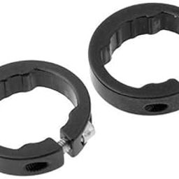 LOOM TREE® 4x2pcs Alloy Bike Handlebar Grip Lock Ring End Locking Ring Black 8mm | Cycling | Bicycle Components & Parts | Handlebar Grips Tape & Pads-picture-7