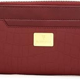 Women's Polyurethane Western Wallet (Maroon)-28