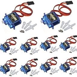 REES52 10x Pcs SG90 Micro Servo Motor 9G RC Robot Helicopter Airplane Boat Controls-17