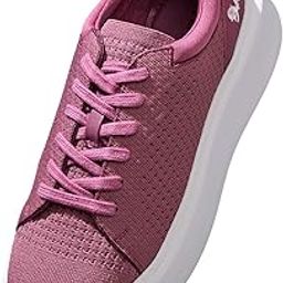 Chunky Lace Ups for Women | Breathable Knit Upper, Cushioned EVA Sole | Lightweight, Flexible Shoes, Everyday Comfort Sneakers-image-70