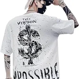 bukkl Oversized T Shirts for Men(Hip Hop t Shirts)-picture-0