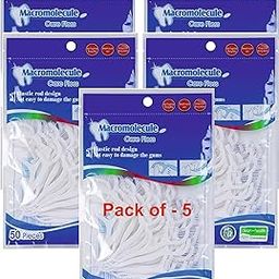 OFT BLISS WITH 3 in 1 Tooth Cleaning Dental Floss Toothpicks Plastic Set for Clean Teeth Fresh Breath and Healthy Gums, (5)-29