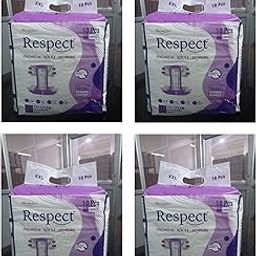 Respect Adult Unisex Diaper XXL Waist Size- 127-173 cm Pack of 4 (40 Count)-image-30